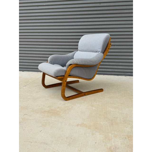 1970s C. 1970s Mid Century Danish Modern Stouby Polster Cantilever Lounge Chair For Sale - Image 5 of 11