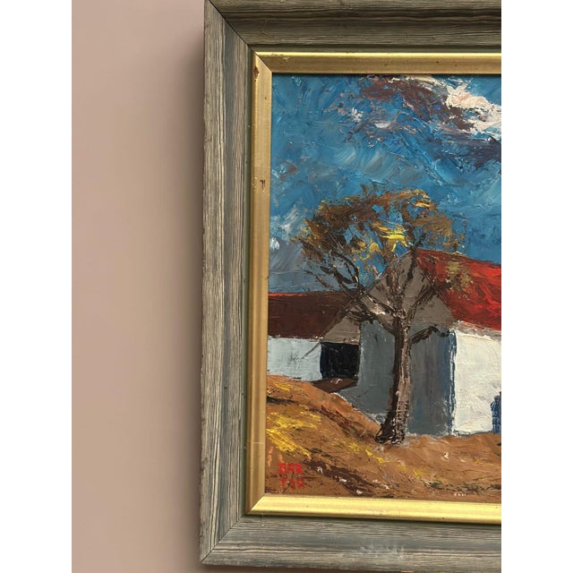 Bartja Björklund, Barn, 1960s, Oil on Panel, Framed For Sale - Image 7 of 18