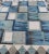 Scandinavian Piled Rug by Keivan Woven Arts, 8x10 Geometric Design Blue For Sale In Atlanta - Image 6 of 13