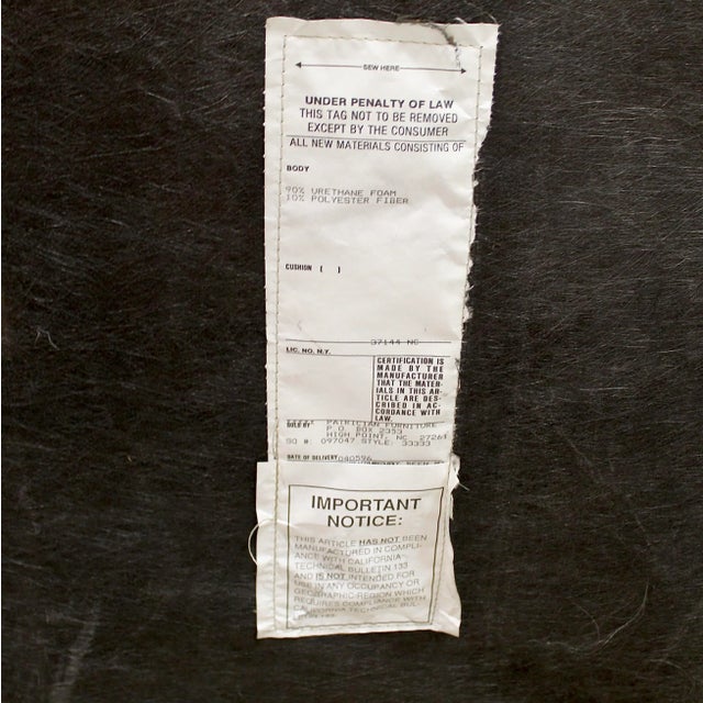 1970s Patrician Furniture Leather Loveseat 1980s For Sale - Image 5 of 7