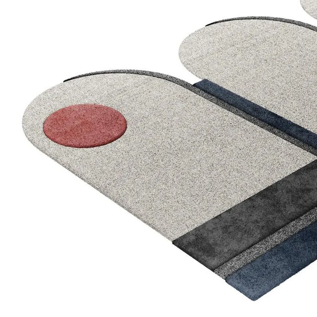 Contemporary Rug #017 by TAPIS Studio For Sale - Image 3 of 4