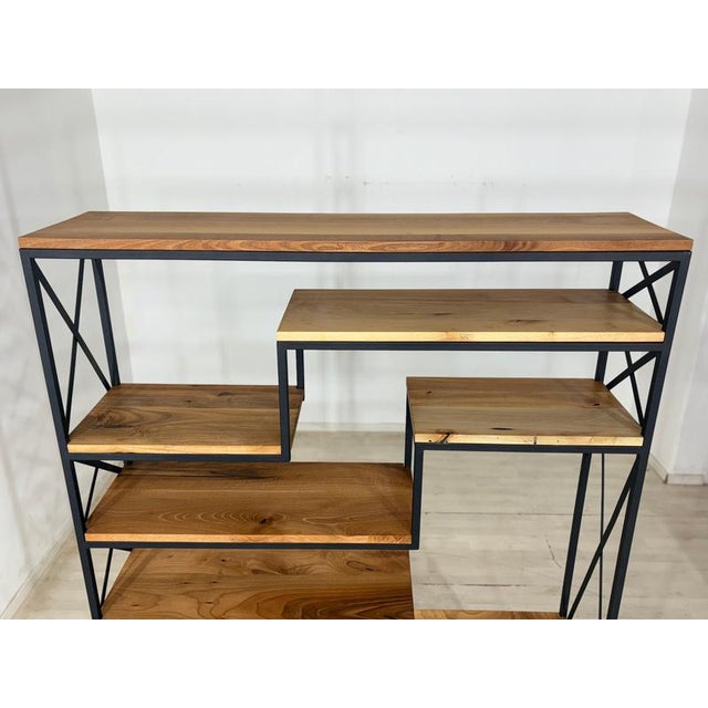 Mid-Century Modern Bookcase in Wood For Sale - Image 9 of 12