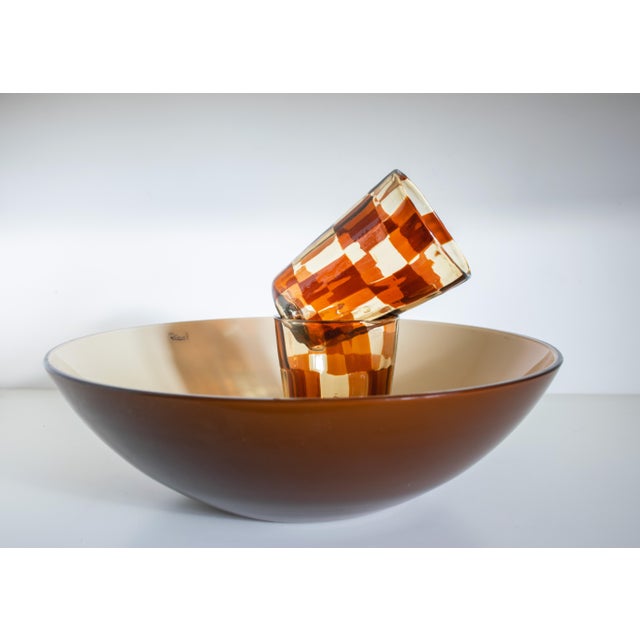 Glass Vintage Glasses by Mariana Iskra, 2004, Set of 6 For Sale - Image 7 of 16