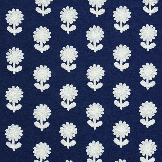 Paley is a delightful, all-over pattern composed of delicate, chain-stitched daisies on linen-cotton union cloth. It has...