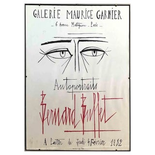 Vintage Poster by Bernard Buffet, 1942 For Sale