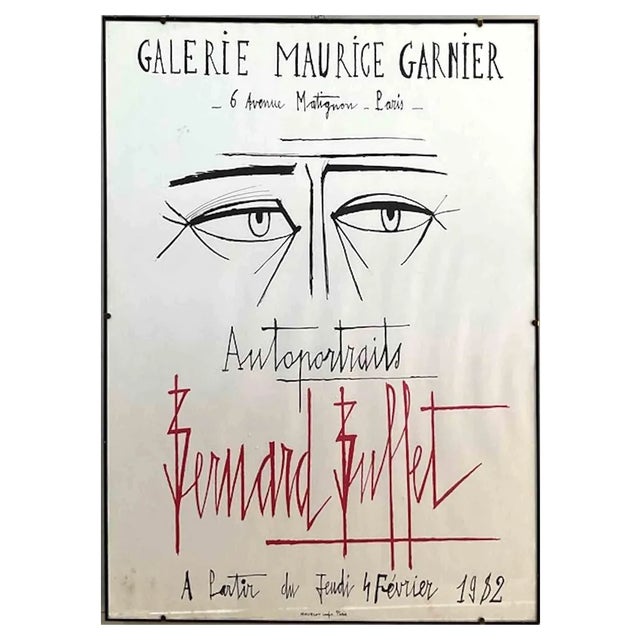Vintage Poster by Bernard Buffet, 1942 For Sale
