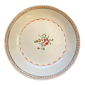 Antique 18th C. Chinese Porcelain Famille Rose Saucer
