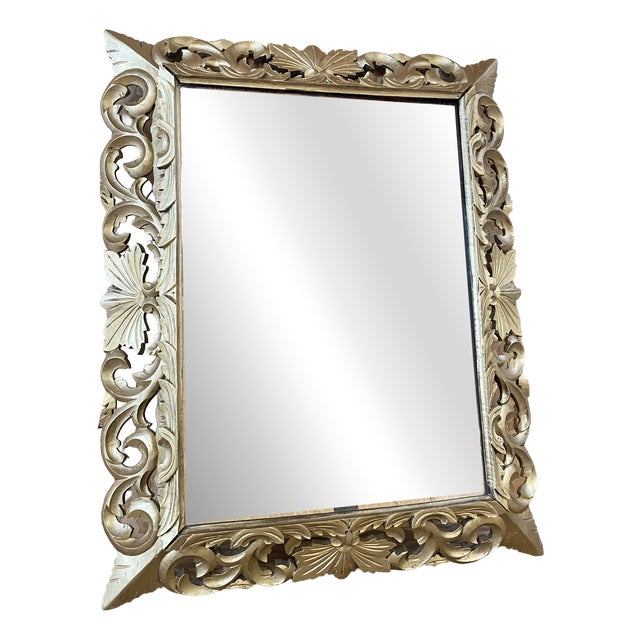 19th Century Gilded Wooden Mirror For Sale