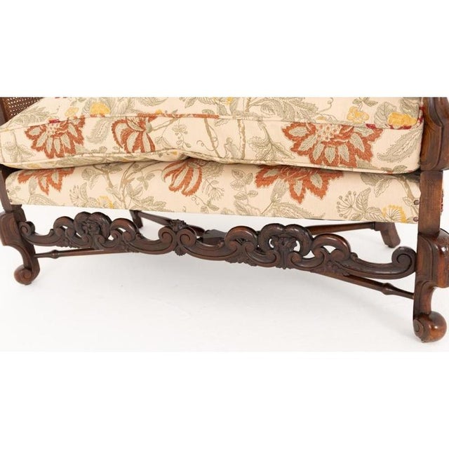 Bergere Sofa and Chairs, 1875, Set of 3 For Sale - Image 4 of 7