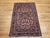 Vintage Persian Malayer Rug, Hand-Knotted Wool, Floral Pattern, 5x7, Ivory & Navy For Sale - Image 15 of 18