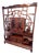 Asymmetrical Multi-Tiered Curio Cabinet / Display Hutch: For Sale