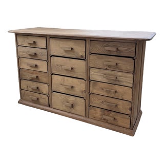 Pine Workshop Cabinet, 1950s For Sale