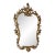 Baroque Wall Mirror With Hand-Carved Gold Leaf Frame For Sale