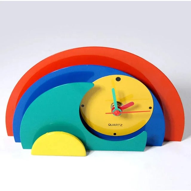 1980s Vintage Table Clock, 1980s For Sale - Image 5 of 9