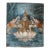 Antique Indian Tanjore Goddess Laxmi Painting For Sale