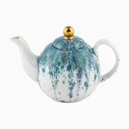 Teapot 60cl Blue Marble For Sale - Image 4 of 4