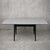 Mid-Century Modern Space Age Black & White Formica Draw Leaf Extending Dining Table For Sale - Image 6 of 10