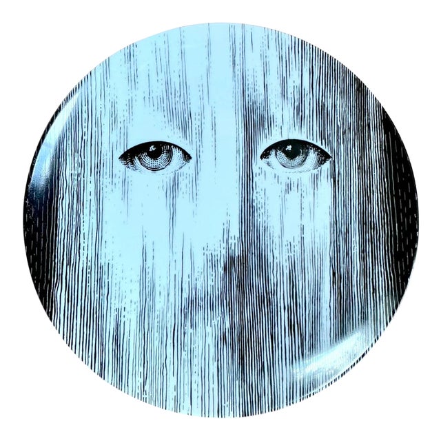 Fornasetti Tema E Variazioni Ceramic Plate For Sale