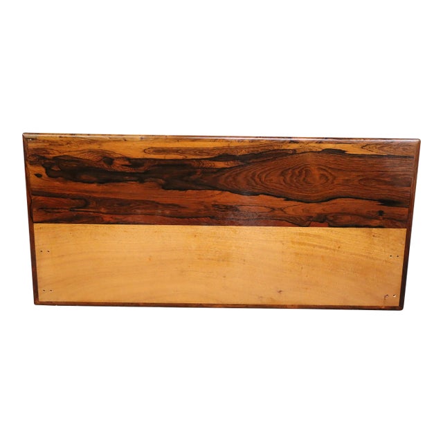 Mid Century Rosewood Double Headboard For Sale