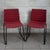 Gaber Kanvas Chairs by Stefano Sandonà in Metal and Red Fabric, 2000s, Set of 2 For Sale - Image 13 of 13