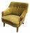 Danish Modern Green Mohair and Teak Lounge Chair, Circa 1950s For Sale