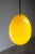 Mid-Century Bright Yellow Oval Pendant attributed to Luxus Sweden, 1960s For Sale - Image 6 of 7