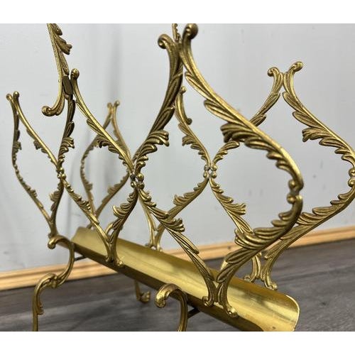 Vintage French Style Newspaper Rack For Sale - Image 9 of 13