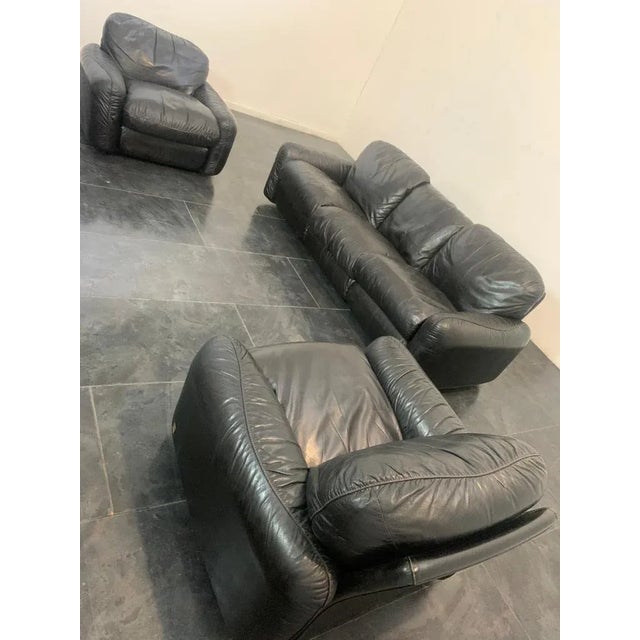 Piumotto Sofa & Armchairs by Arrigo Arrighi for Busnelli, Set of 3 For Sale - Image 4 of 18