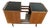 Mid-Century Modern Serving Trolley in Teak by Niels Glasdam, 1970s For Sale