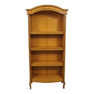 French Style Open Bookcase W. Adjustable Shelves For Sale