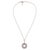 This lovely authentic pendant and chain is by Chimento, crafted from 18k white and rose gold featuring a high base open...