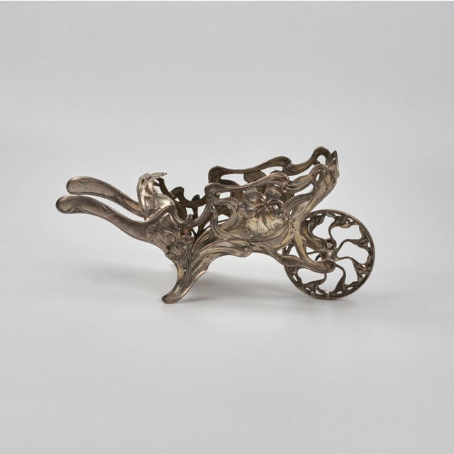 Decorative Metal Wine Bottle Holder For Sale - Image 5 of 5