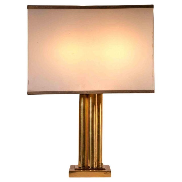 Brass Table Lamp by Romeo Rega, Italy, Early 1970s For Sale - Image 9 of 9