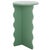 Lilith Wavy Accent Table in Sage Green For Sale In Philadelphia - Image 6 of 8