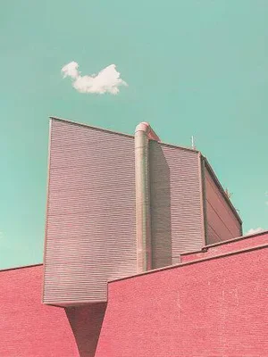 Surreal Minimal Architecture' Contemporary Archival Color Photograph Print From the Original Negative by Artur Debat - 20x16