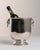 Mid 20th Century France Hollywood Regency Silver Metal Ice Bucket For Sale - Image 4 of 14