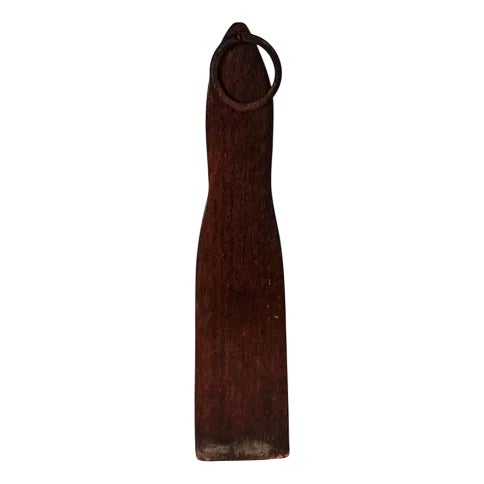 19th Century Abstract Wood Candleholder Sculpture, France For Sale