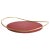 Burgundy Touché B Tray by Mason Editions For Sale - Image 4 of 4