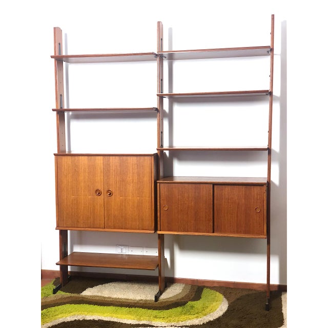 Vintage Two-Bay Bookcase, 1960s For Sale - Image 17 of 17
