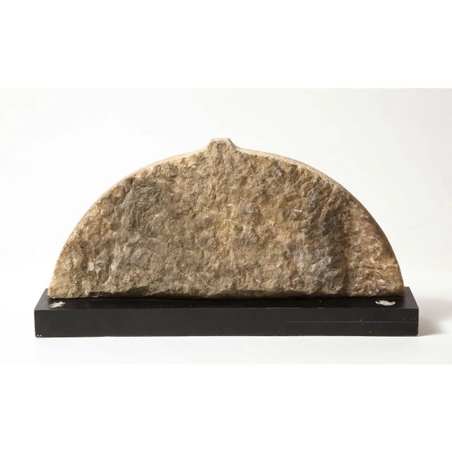 Rare Indian Islamic Carved Calligraphic Marble Tile, Circa 1860 For Sale - Image 9 of 10