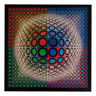 Victor Vasarely, VEGA PAL B, Photogravure For Sale