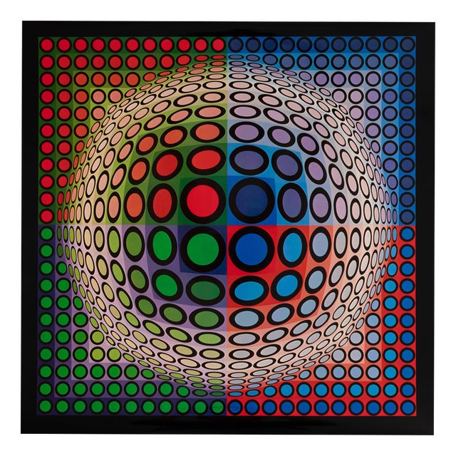 Victor Vasarely, VEGA PAL B, Photogravure For Sale