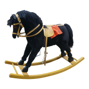 Mid 20th Century Meier Spielwaren German Rocking Horse Toy 35"