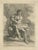 De Poilly, A Sitting Man with a Panflute, 1720, Print For Sale