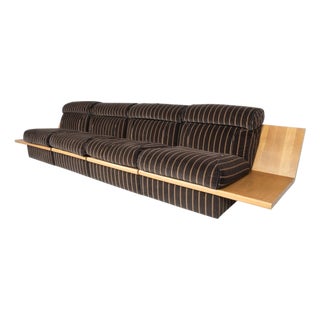 Large Modular Sofa with Integrated Side Tables, Italy, 1970s For Sale