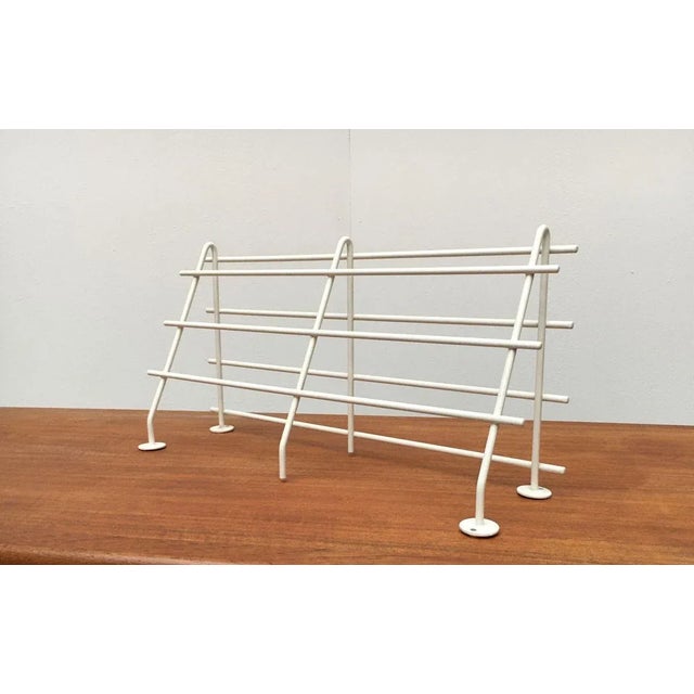 Metal Mid-Century Modern Minimalist Coat Metal Rack, 1960s For Sale - Image 7 of 18