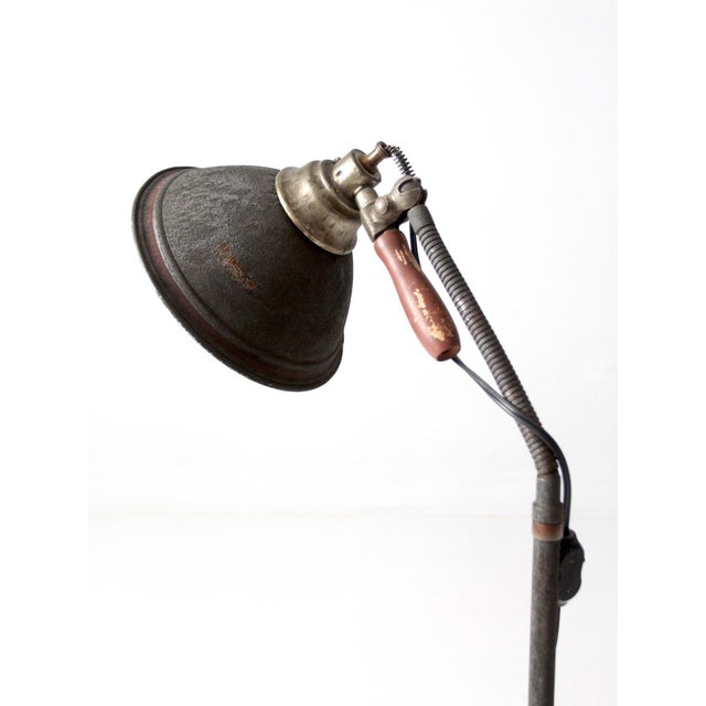 Antique Industrial Task Lamp For Sale - Image 11 of 18