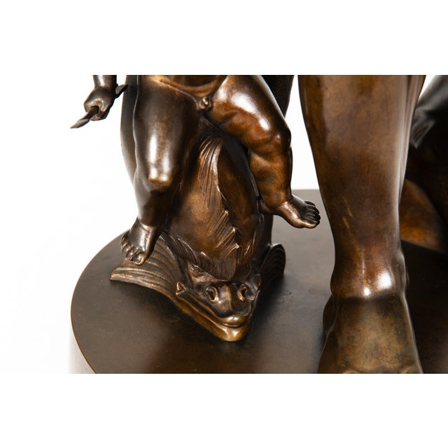 Italian Grand Tour Bronze Sculpture “Augustus Prima Porta” by Boschetti Ca. 1870 For Sale - Image 13 of 17