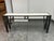 Design Plus Gallery presents a Custom Design Iron + Quartz Stone Console Table. The surface is a natural stone of off-...