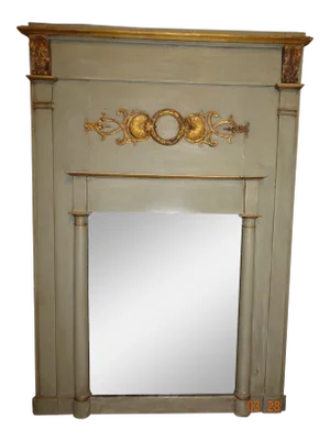 19th Century French Trumeau Mirror